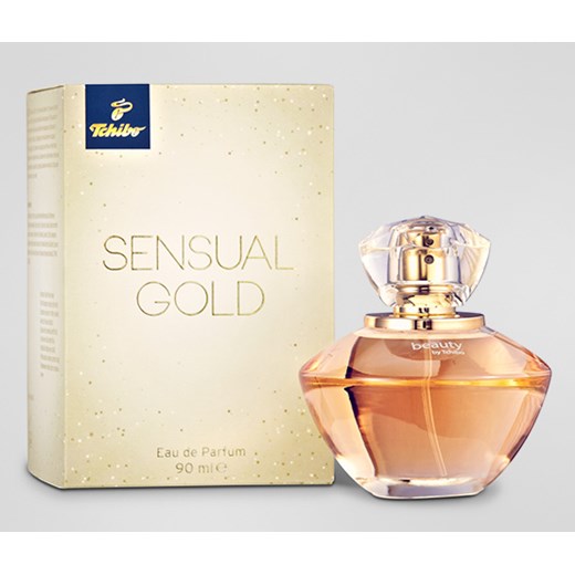 Eau de Parfum Sensual Gold tchibo bezowy elegancki