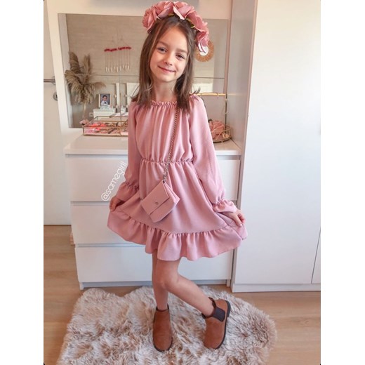 Sukienka dla dziewczynki Alessandra Pink 158-164 cm Vanilove