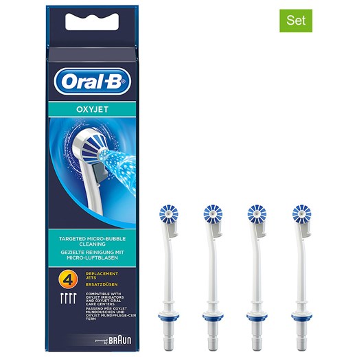 Dysze (4 szt.) "Oral-B OxyJet " w kolorze białym onesize wyprzedaż Limango Polska