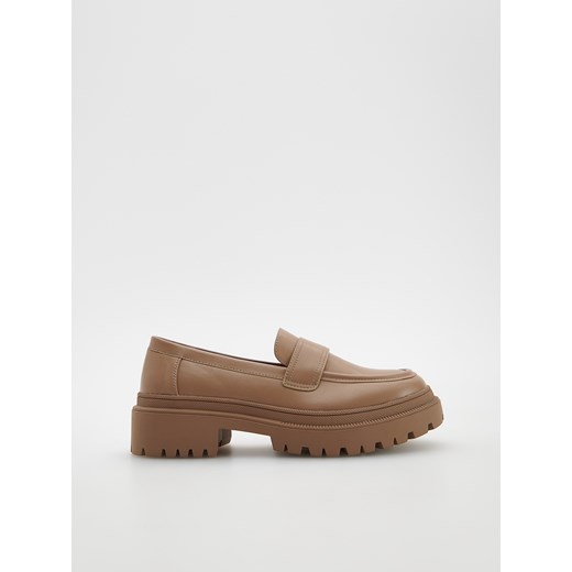 Reserved - Klasyczne loafersy - Beżowy Reserved 38 Reserved