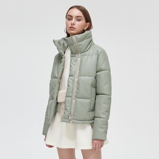 Cropp - Pikowana kurtka puffer - Zielony Cropp XS okazyjna cena Cropp