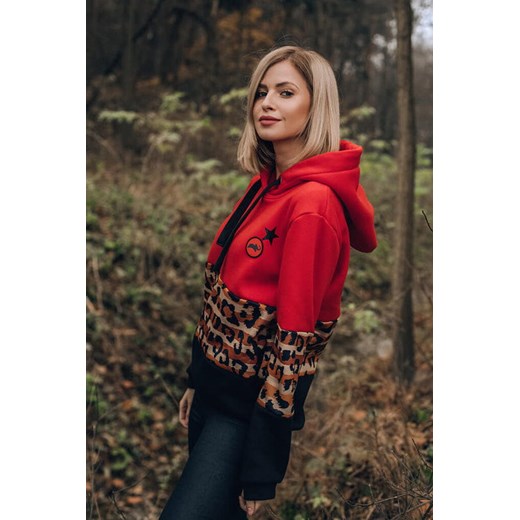BLUZA Z KAPTUREM FOLLOW YOUR INSTINCT Naoko ajstyle.pl