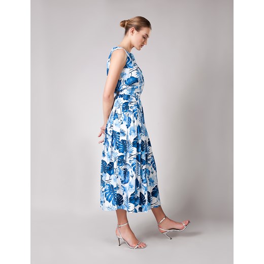 Bawełniana spódnica w niebieskie liście Molton 44 Molton