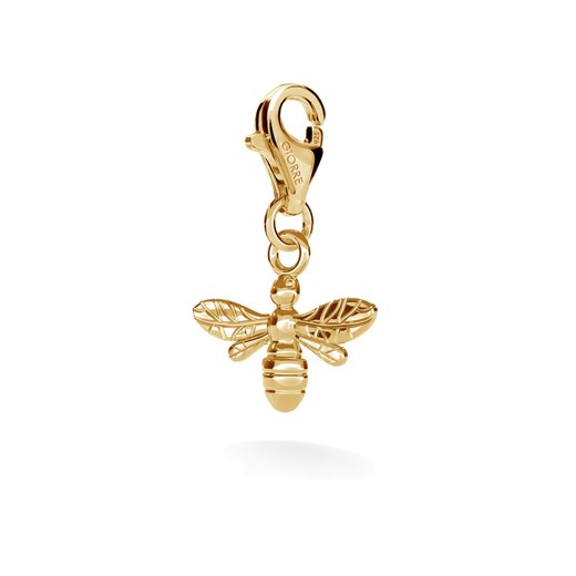 Srebrny charms pszczoła zawieszka beads srebro 925 : Srebro - kolor pokrycia - Giorre GIORRE