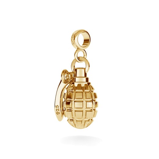 Srebrny charms beads zawieszka granat 925 : Srebro - kolor pokrycia - Pokrycie Giorre GIORRE