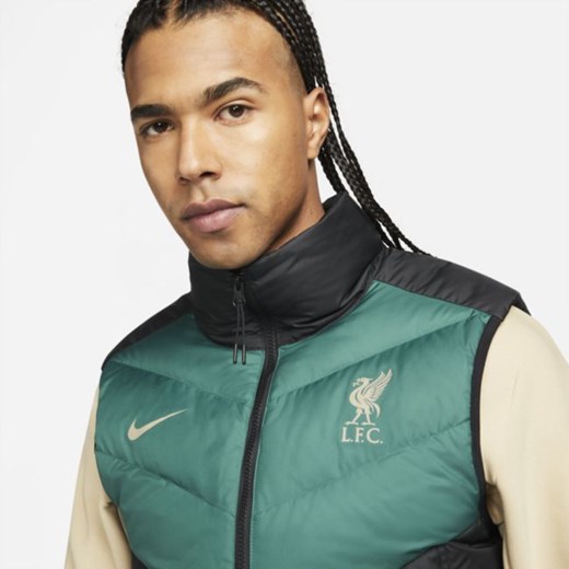 Męski bezrękawnik puchowy Liverpool FC Windrunner - Czerń Nike XS Nike poland