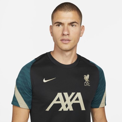 Męska koszulka piłkarska z krótkim rękawem Liverpool FC Strike - Czerń Nike M Nike poland