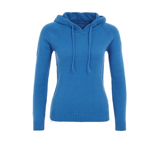Sweater with hood terranova niebieski kaptur