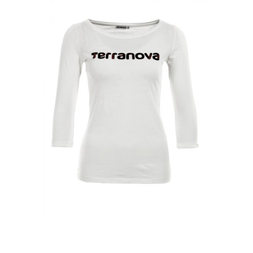 T-shirt with Terranova print terranova bialy nadruki