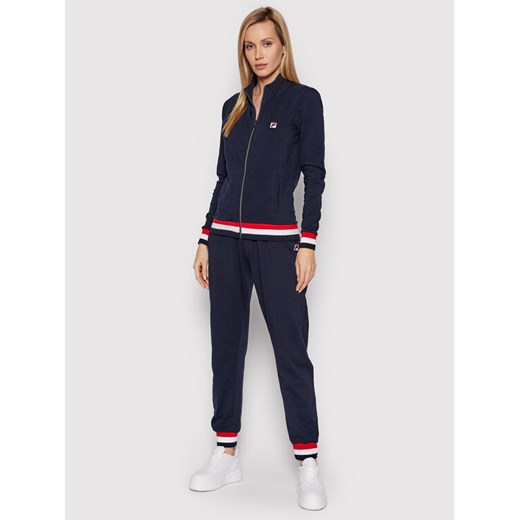 Dres FPW4061 Granatowy Regular Fit Fila XS MODIVO okazyjna cena