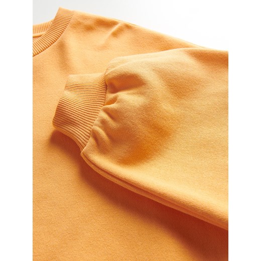 Reserved - Bluza z dresowej dzianiny - Pomarańczowy Reserved L Reserved
