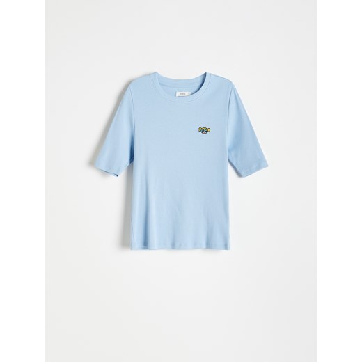 Reserved - T-shirt slim Atomówki - Niebieski Reserved XL Reserved