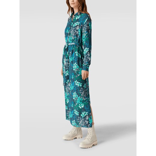 Długa sukienka koszulowa z kwiatowym wzorem Tommy Jeans L Peek&Cloppenburg 