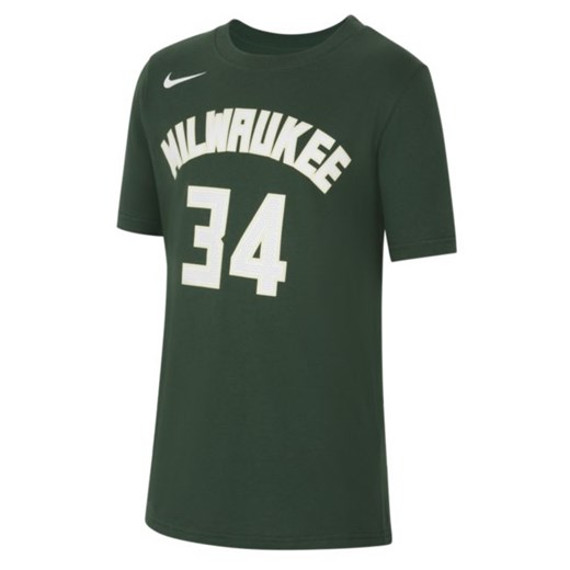 T-shirt dla dużych dzieci Nike NBA Milwaukee Bucks - Zieleń Nike XL Nike poland