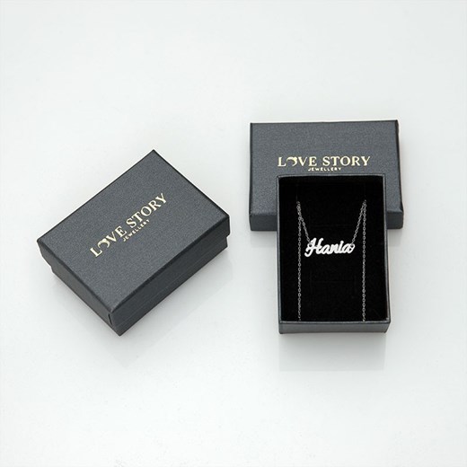 Naszyjnik srebrny 925 z imieniem Hania Love Story Jewelllery ECLA
