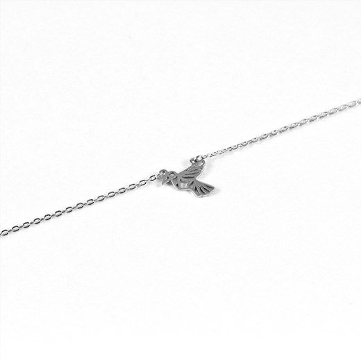 Srebrny naszyjnik ptak koliber origami Caruzo Love Story Jewelllery ECLA