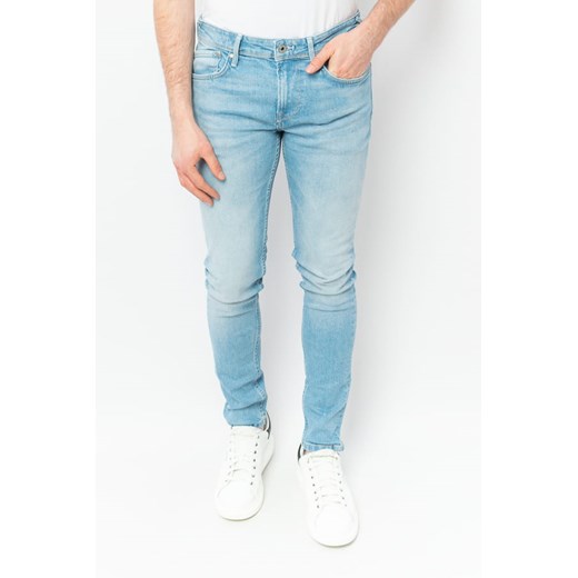 jeansy męskie pepe jeans pm201649 niebieskie ze sklepu Royal Shop w kategorii Jeansy męskie - zdjęcie 130528786