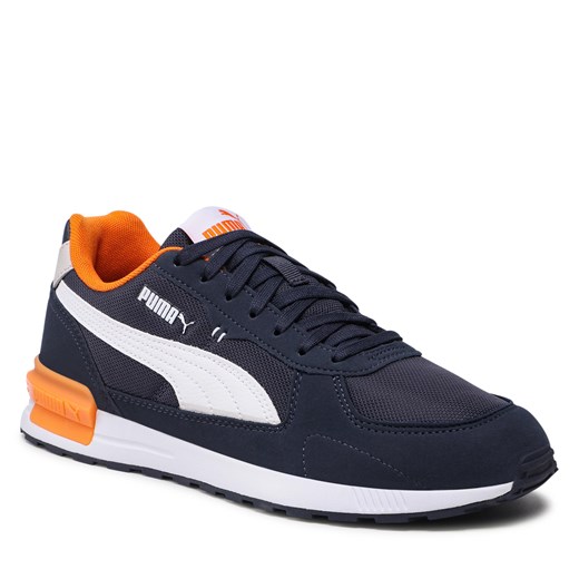 Sneakersy PUMA - Graviton 380738 10 Parisian Night/White/Orange Puma 44.5 eobuwie.pl