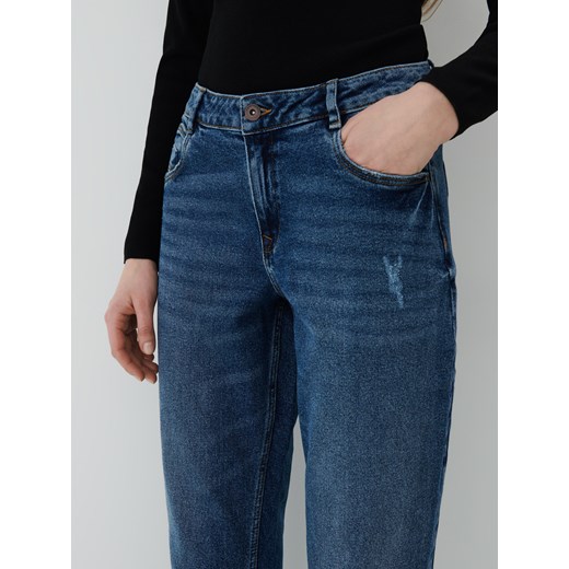 Mohito - Jeansy boyfriend fit - Niebieski Mohito 36 Mohito