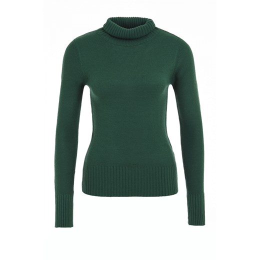 Turtleneck sweater terranova zielony sweter