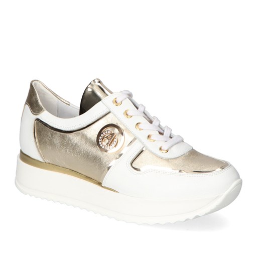 Sneakersy Luca Cavialli 8495/794 Białe/Złote Lico ze sklepu Arturo-obuwie w kategorii Buty sportowe damskie - zdjęcie 130738288