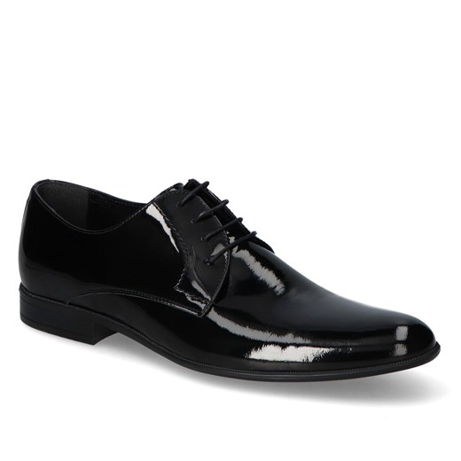Pantofle Pan 1070 Czarne lakierowane + czarny Pan 44 Arturo-obuwie