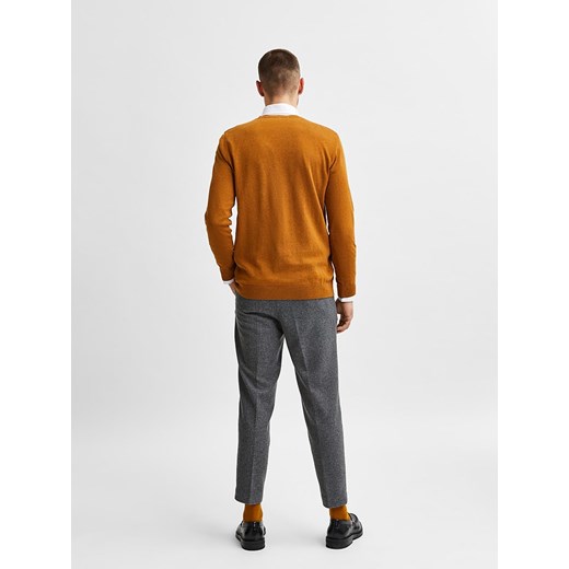 Sweter "Berg" w kolorze pomarańczowym Selected Homme XXL Limango Polska promocja