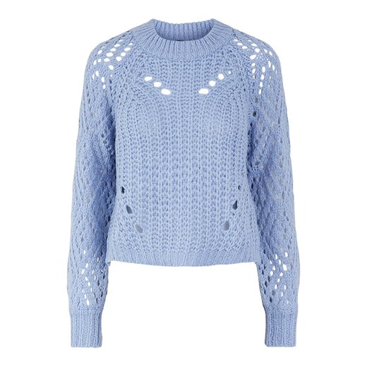 Sweter "Elvi" w kolorze fioletowym XL promocyjna cena Limango Polska