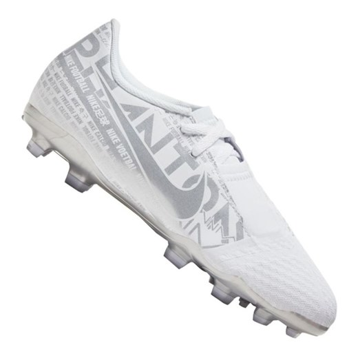 Buty piłkarskie Nike Phantom Vnm Academy Fg Jr AO0362-100 białe białe Nike 36,5 ButyModne.pl