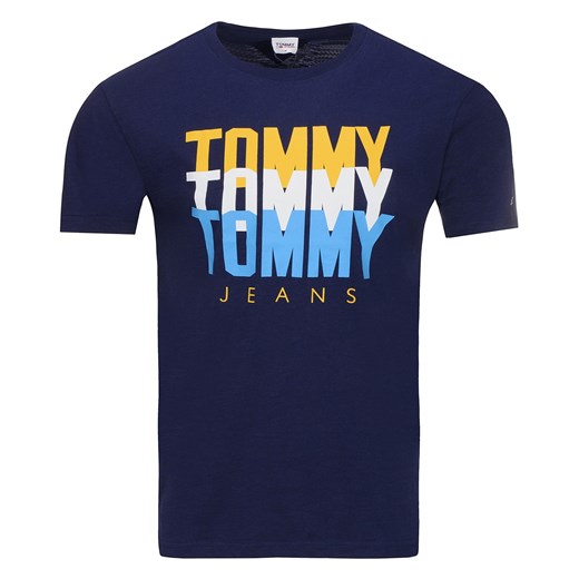 T-shirt koszulka męska Tommy Jeans Multi Tommy Tee DM0DM09713 Tommy Jeans XXL promocyjna cena zantalo.pl