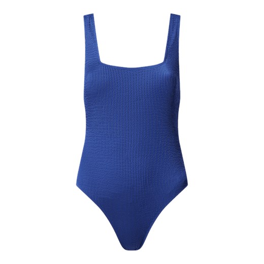 Kostium kąpielowy z prążkowaną fakturą model ‘Audney Ella’ Becksöndergaard XL Peek&Cloppenburg 