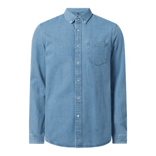Koszula jeansowa o kroju slim fit z bawełny XXL Peek&Cloppenburg