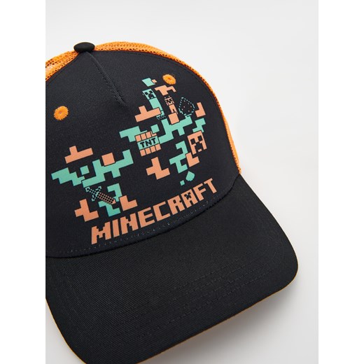 Reserved - Czapka z daszkiem Minecraft - Czarny Reserved 5-9 years Reserved
