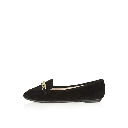 SOVEREIGN Chain Slippers topshop czarny 
