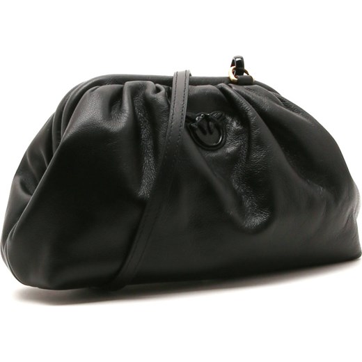 Pinko Skórzany worek MINI CHAIN CLUTCH BLOCK COLOUR Pinko Uniwersalny Gomez Fashion Store