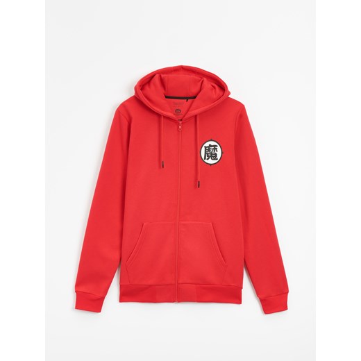 Rozpinana bluza z kapturem Dragon Ball Z - Czerwony House S House