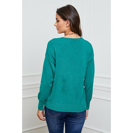 Kardigan "Gino" w kolorze ciemnozielonym Joséfine XL promocja Limango Polska