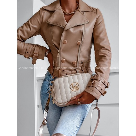Ramoneska damska cappuccino Koko P149 Justmar L/40 Charlotte Fashion
