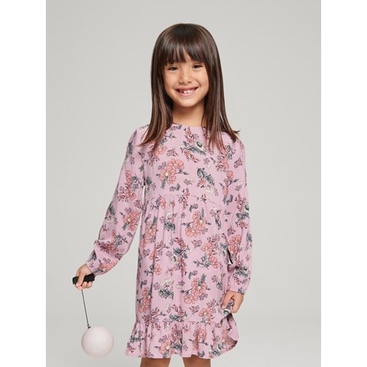 Sinsay - Sukienka babydoll - Fioletowy Sinsay 140 Sinsay