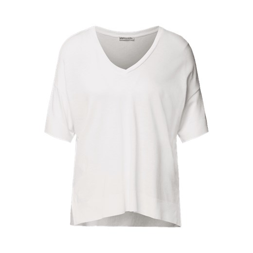 T-shirt z dekoltem w serek model ‘Svennie’ Drykorn XL Peek&Cloppenburg 