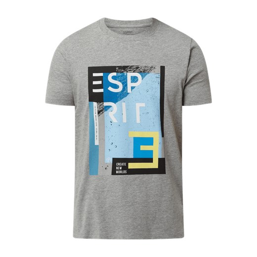 T-shirt o kroju Regular Fit z nadrukiem Esprit L Peek&Cloppenburg 