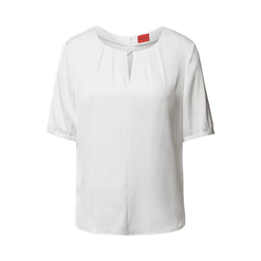 Bluzka z jedwabiu z wycięciem w kształcie łezki model ‘Crisusa’ 36 Peek&Cloppenburg 