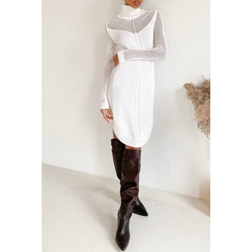 Sukienka TOLEDA WHITE uniwersalny okazja Ivet Shop