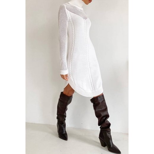 Sukienka TOLEDA WHITE uniwersalny promocja Ivet Shop