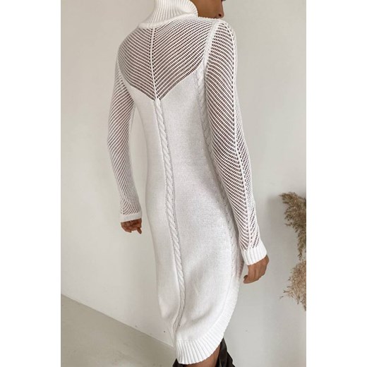 Sukienka TOLEDA WHITE uniwersalny wyprzedaż Ivet Shop