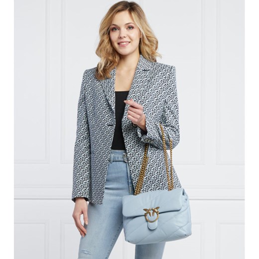 Pinko Skórzana Torebka na ramię LOVE CLASSIC PUFF MAXY Pinko Uniwersalny Gomez Fashion Store