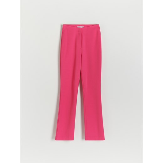 Reserved - Garniturowe spodnie - Różowy Reserved S Reserved