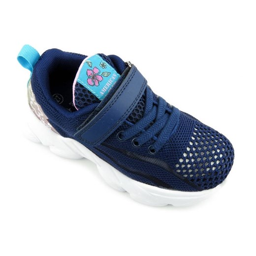 Buty dziecięce sportowe, adidasy American Club ES 24/21, granatowe American Club 28 okazja ulubioneobuwie