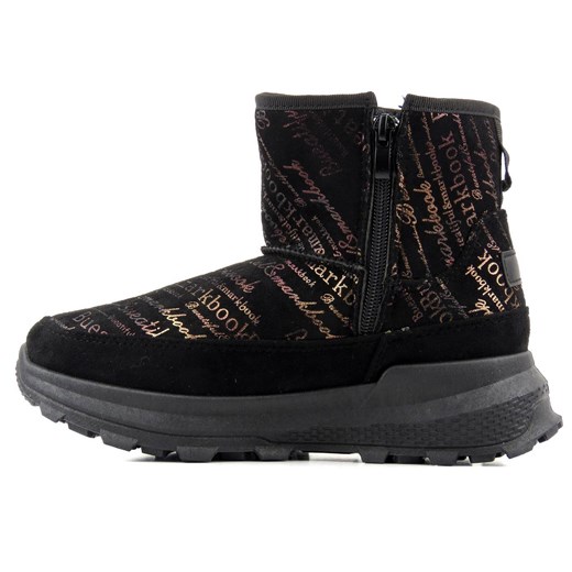 Śniegowce damskie ocieplone futerkiem - NEWS 21SN26-4355, czarne N.e.w.s. 36 okazja ulubioneobuwie