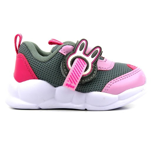 Buty sportowe dziecięce z elastyczną podeszwą - BEFADO 516P091, szaro-różowe 21 okazja ulubioneobuwie